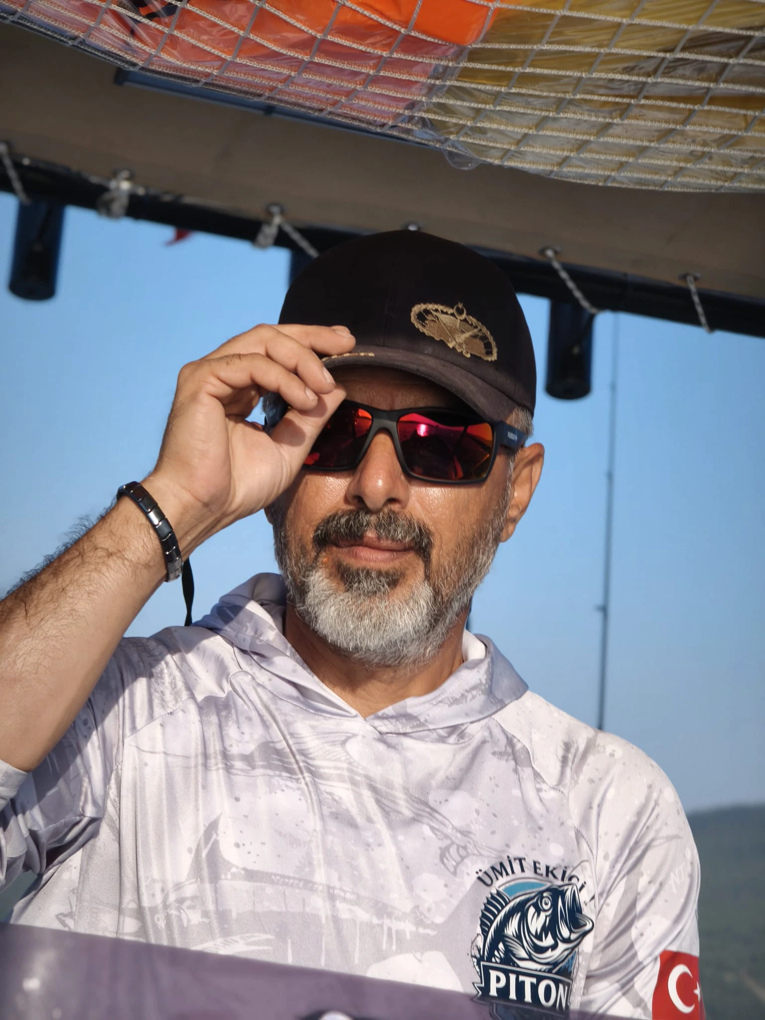 DeepBlueBodrum kaptanı teknede